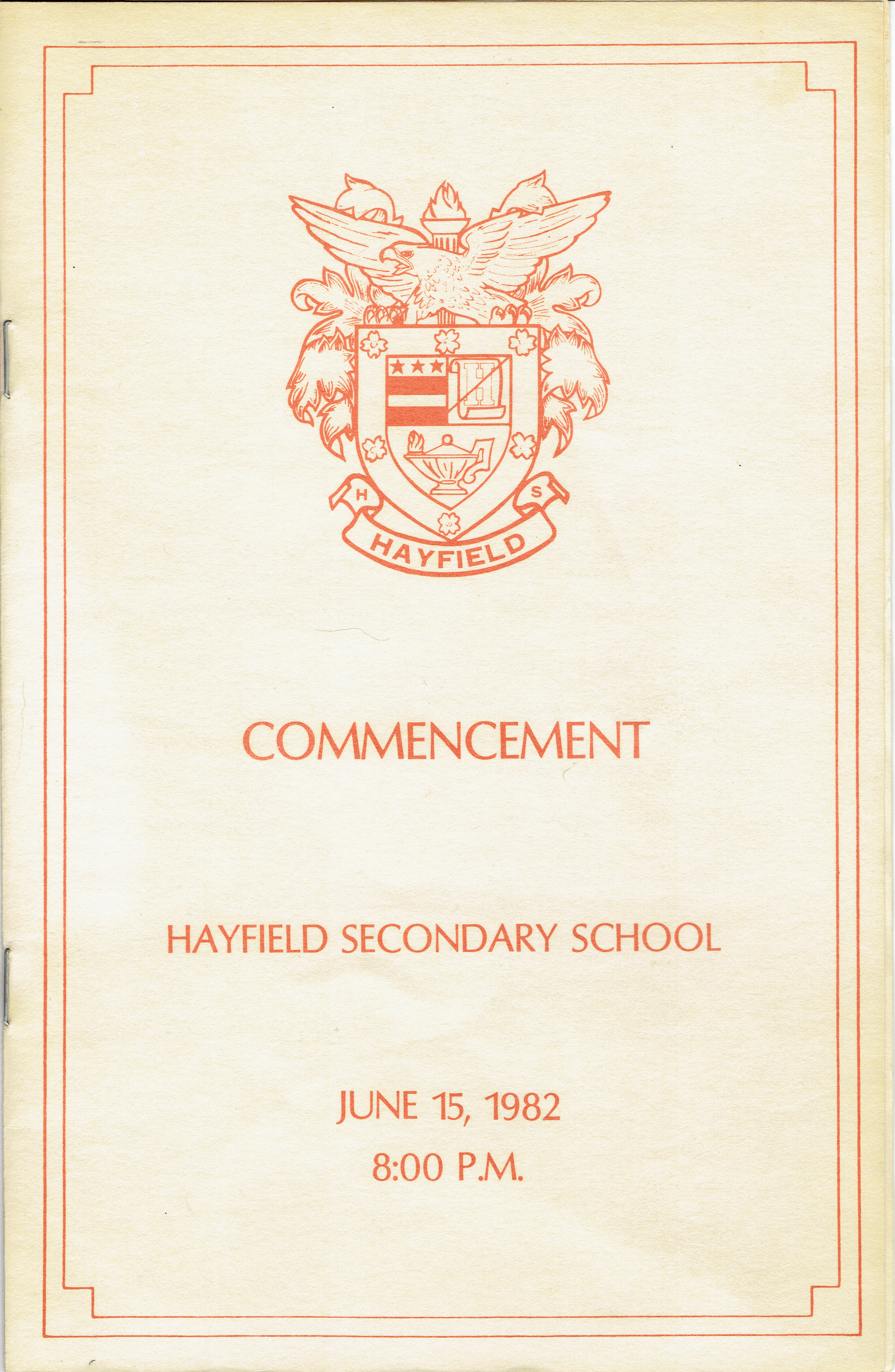 1982 Commencement